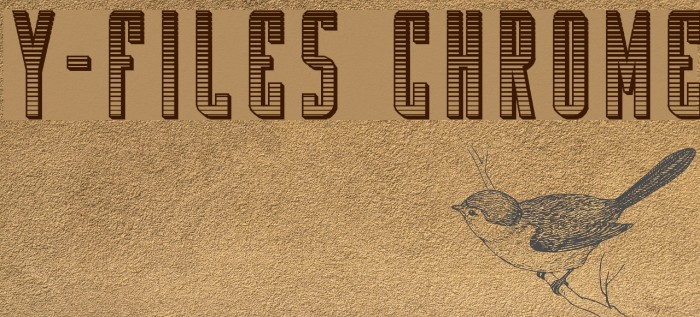 Y-Files Chrome Font examples