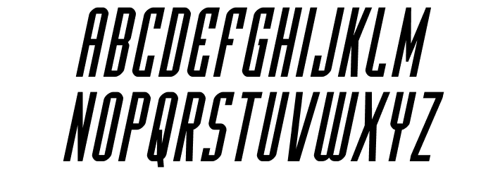 Y-Files Compact Italic Font LOWERCASE