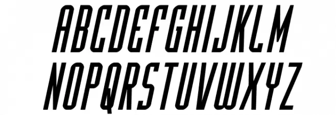 Y-Files Compact Italic Шрифта строчной