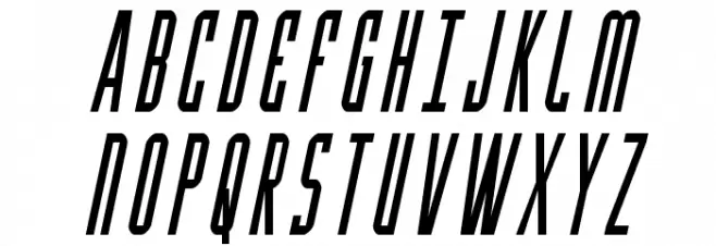 Y-Files Condensed Italic Fonte MAIÚSCULAS