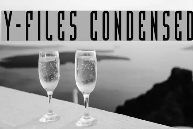 Y-Files Condensed Fuentes examples