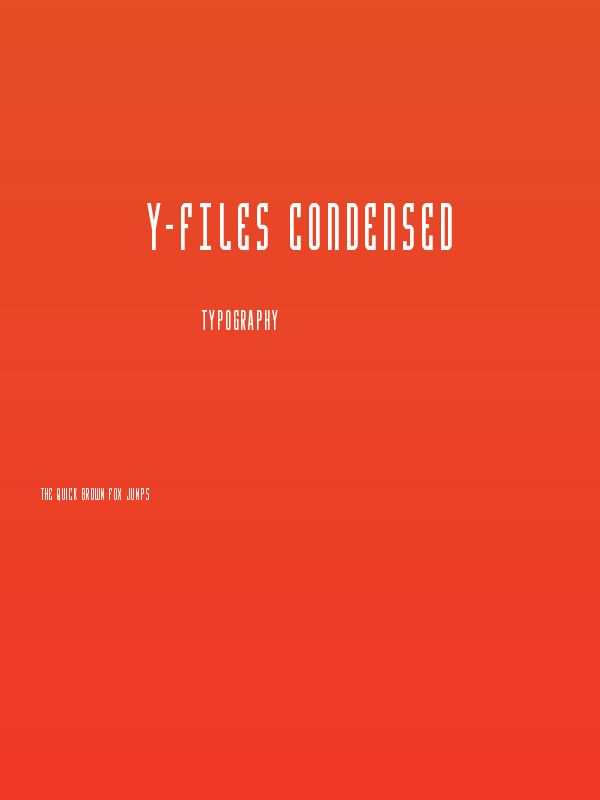Y-Files Condensed Poster