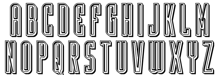 Y-Files Engraved Font LOWERCASE