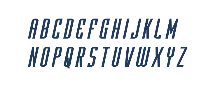 Y-Files Expanded Italic Lowercase