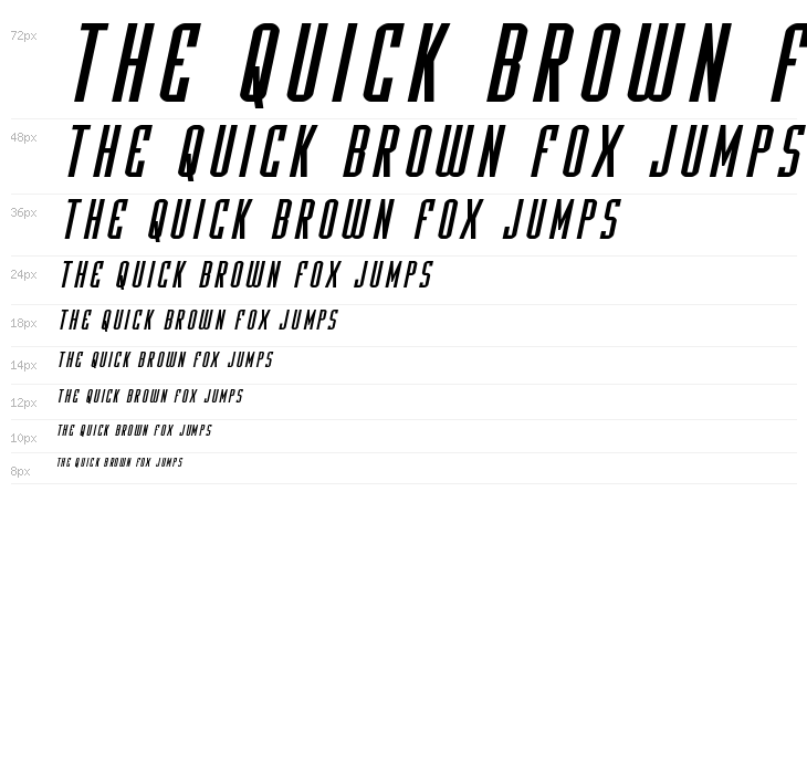 Y-Files Expanded Italic Waterfall