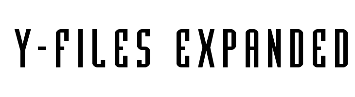 Y-Files Expanded फ़ॉन्ट