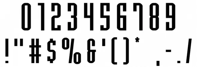 Y-Files Expanded Font OTHER CHARS