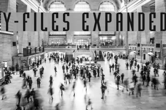 Y-Files Expanded Font examples