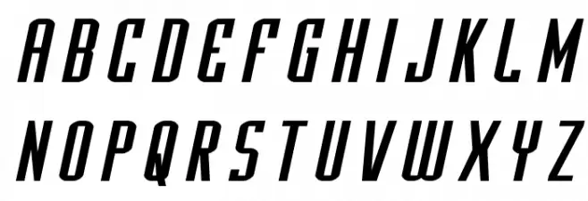 Y-Files Extra-Expanded Italic फ़ॉन्ट लोअरकेस