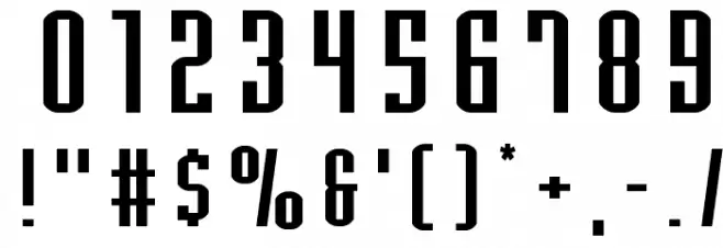 Y-Files Extra-Expanded Font OTHER CHARS