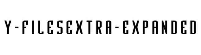 Y-Files Extra-Expanded  les polices de caractères gratuit tlcharger