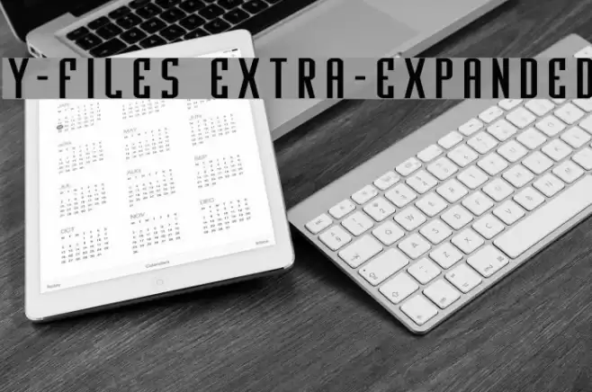 Y-Files Extra-Expanded Font examples