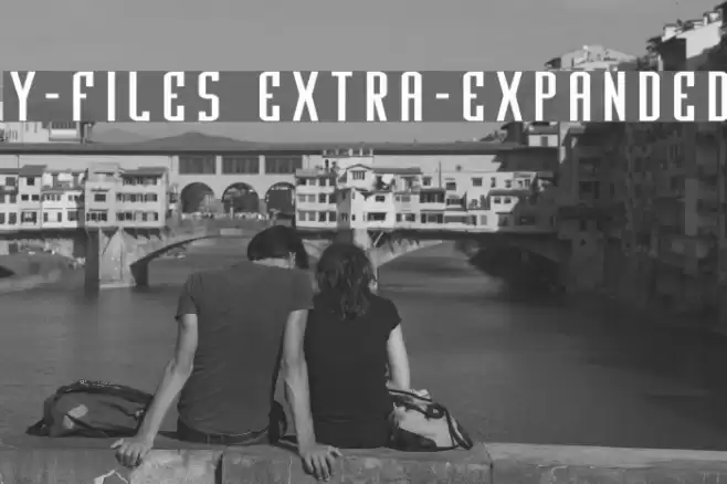 Y-Files Extra-Expanded Font examples