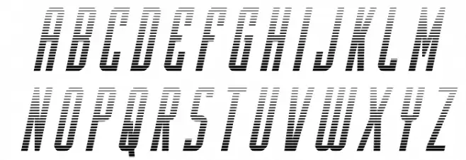 Y-Files Gradient Italic Fonte MINÚSCULAS