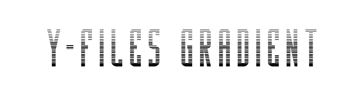 Y-Files Gradient फ़ॉन्ट