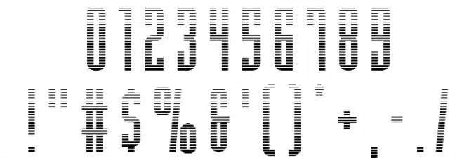 Y-Files Gradient Schriftart Anderer Schreiben