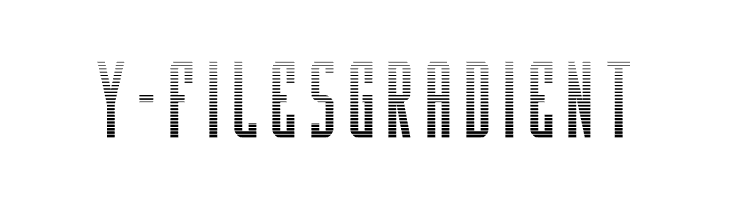 Y-Files Gradient  Fuentes Gratis Descargar