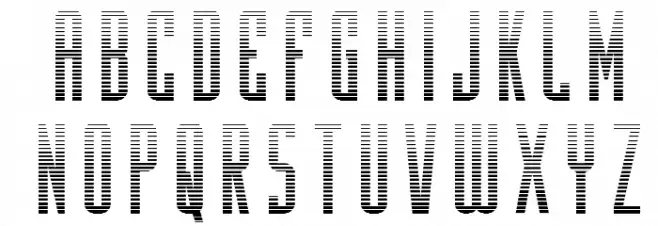 Y-Files Gradient Schriftart Kleinbuchstaben