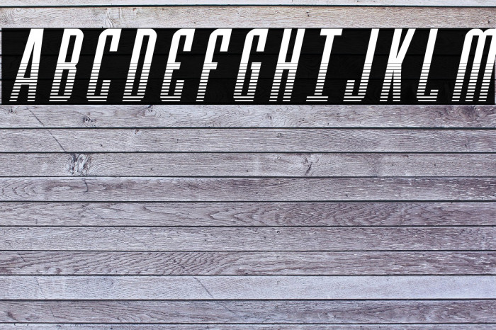 Y-Files Halftone Italic Example 1