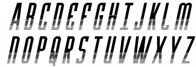Y-Files Halftone Italic Шрифта ВЕРХНИЙ