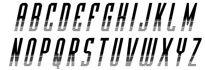Y-Files Halftone Italic Шрифта строчной