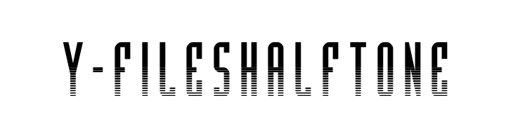 Y-Files Halftone  baixar fontes gratis