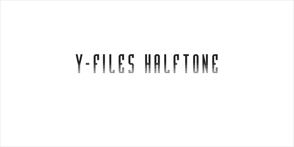 Y-Files Halftone Logo