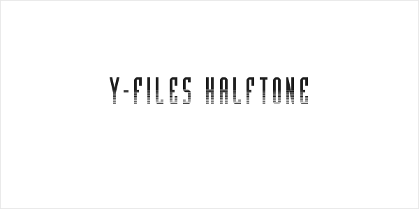 Y-Files Halftone Logo