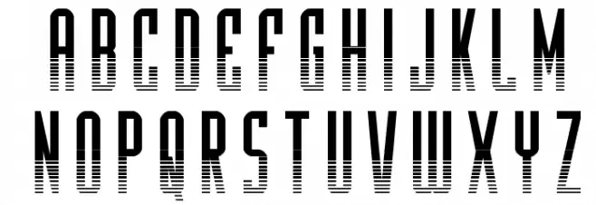 Y-Files Halftone Schriftart Kleinbuchstaben