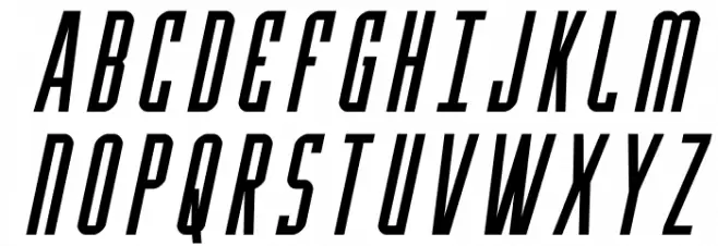 Y-Files Italic フォント 大文字