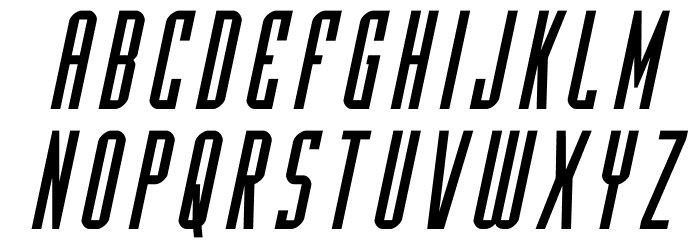 Y-Files Italic Font LOWERCASE