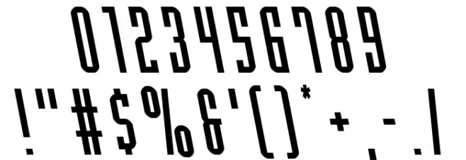 Y-Files Leftalic Font Alte caractere