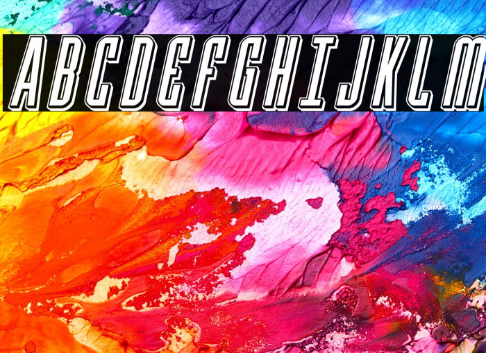 Y-Files Punch Italic Example 1