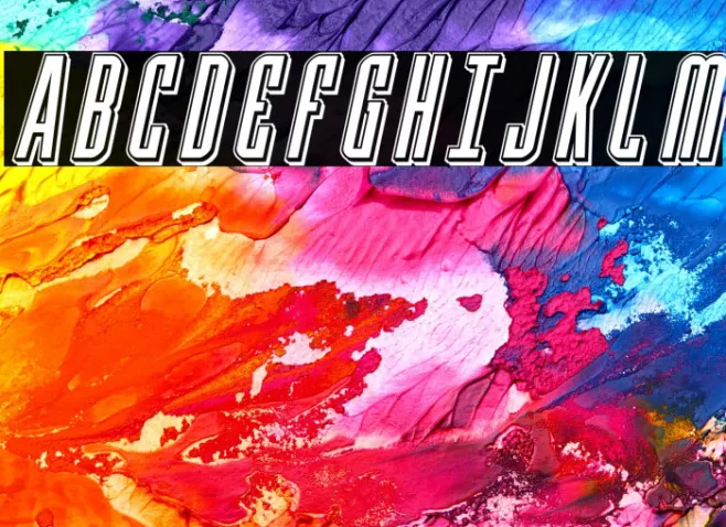 Y-Files Punch Italic Example 1