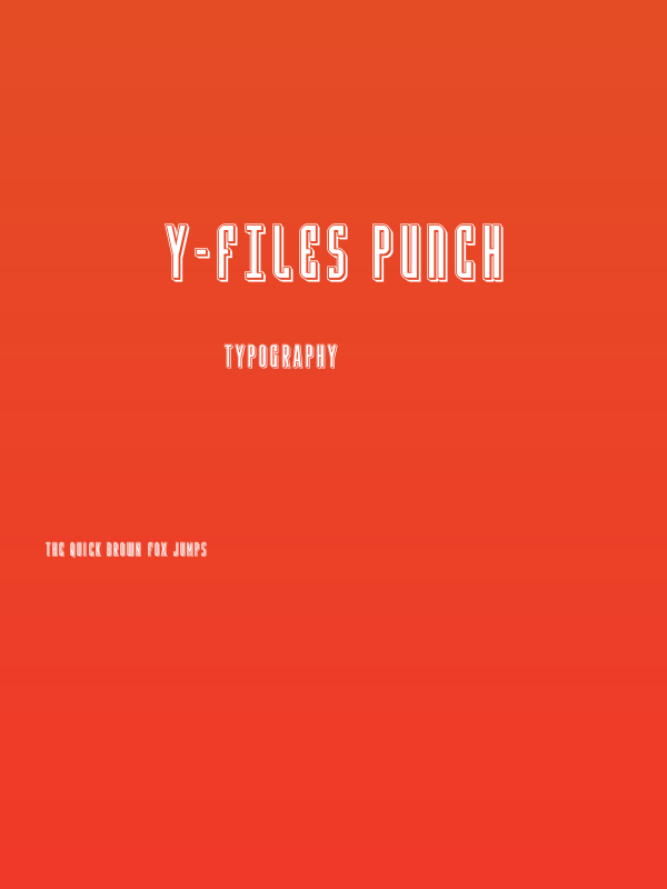 Y-Files Punch Poster