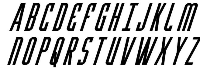 Y-Files Super-Italic Fonte MAIÚSCULAS