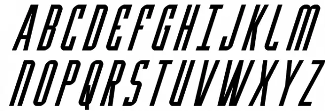 Y-Files Super-Italic Fuentes MAYÚSCULAS
