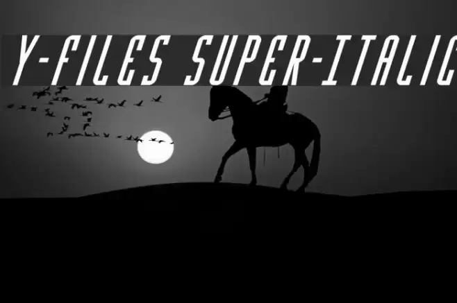 Y-Files Super-Italic  examples