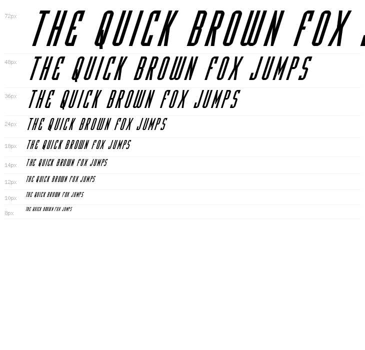 Y-Files Super-Italic Waterfall