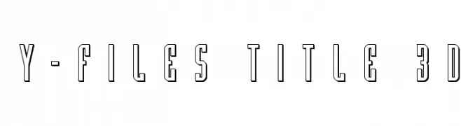Y-Files Title 3D 