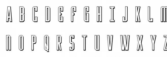 Y-Files Title 3D Schriftart Groß