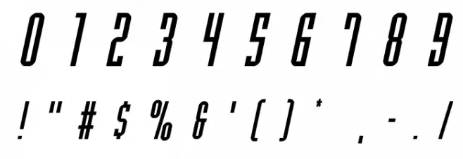 Y-Files Title Italic Font OTHER CHARS