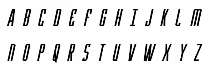 Y-Files Title Italic خط أحرف كبيرة