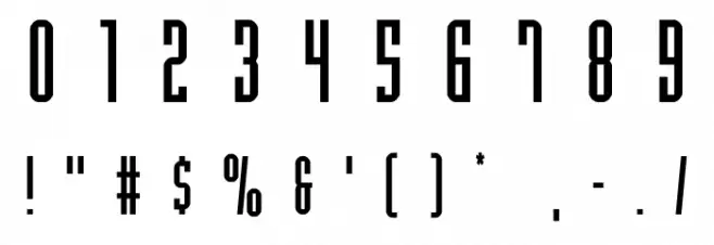 Y-Files Title Font OTHER CHARS