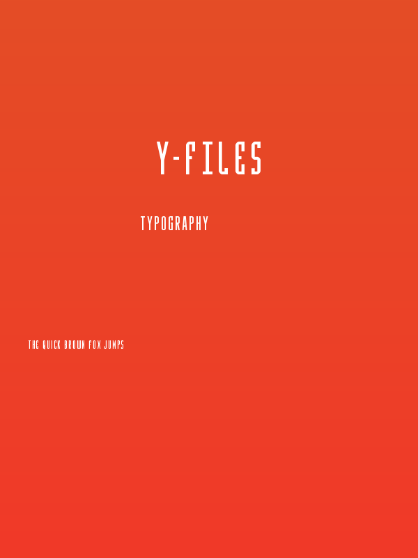 Y-Files Poster