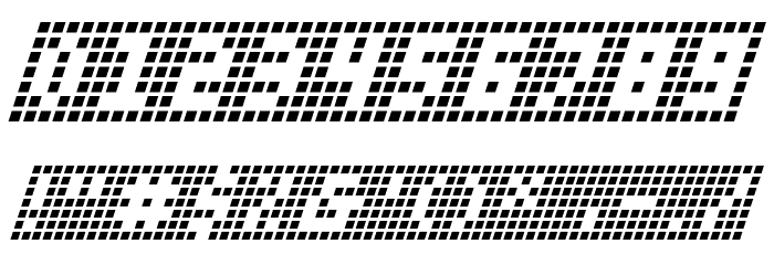 Y-Grid Italic Font OTHER CHARS