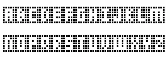 Y-Grid 字体 大写