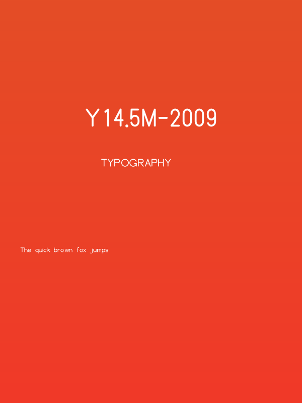 Y14.5M-2009 Poster