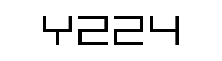 Y224  フリーフォントのダウンロード