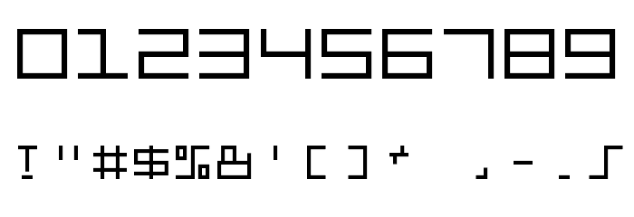 Y224 Font OTHER CHARS